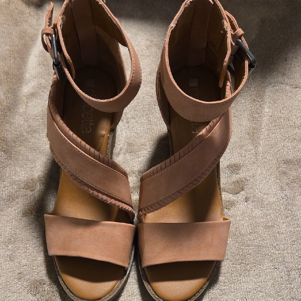 Dolcetta Blush Strappy Sandals